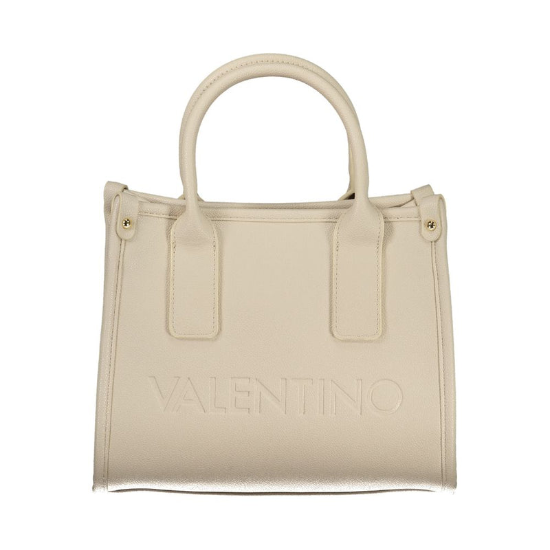 Beige Polyethylene Handbag