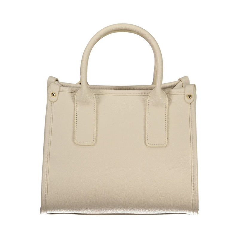 Beige Polyethylene Handbag