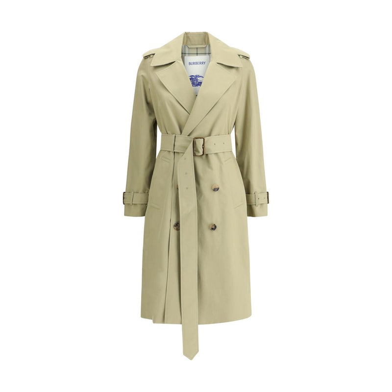 Beige Cotton Trench Coat