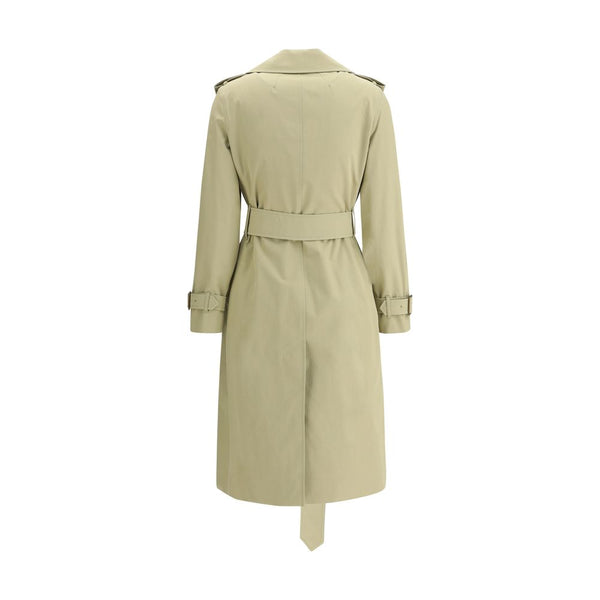 Beige Cotton Trench Coat