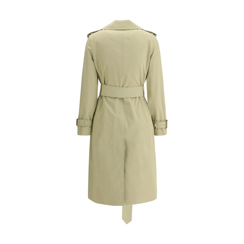 Beige Cotton Trench Coat
