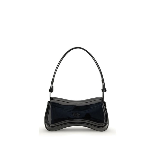 Black Polyethylene Shoulder Bag