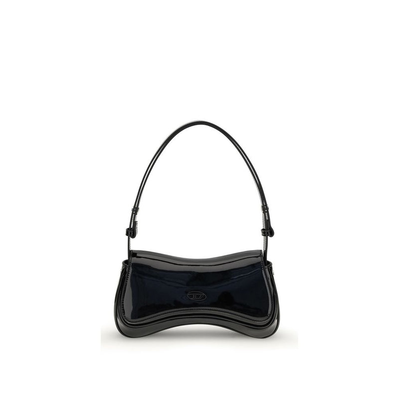 Black Polyethylene Shoulder Bag
