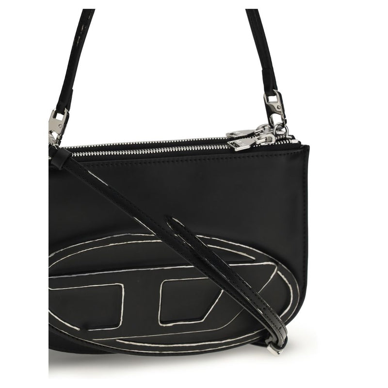 Black Calf Leather Bos Taurus Shoulder Bag