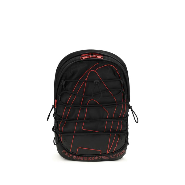 Black Polyester Backpack