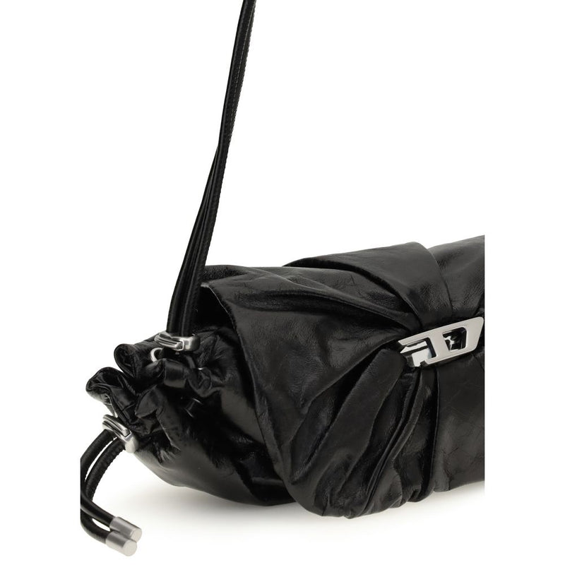 Black Calf Leather Bos Taurus Shoulder Bag