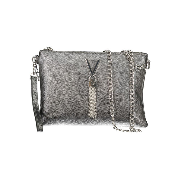 Gray Polyethylene Women Handbag