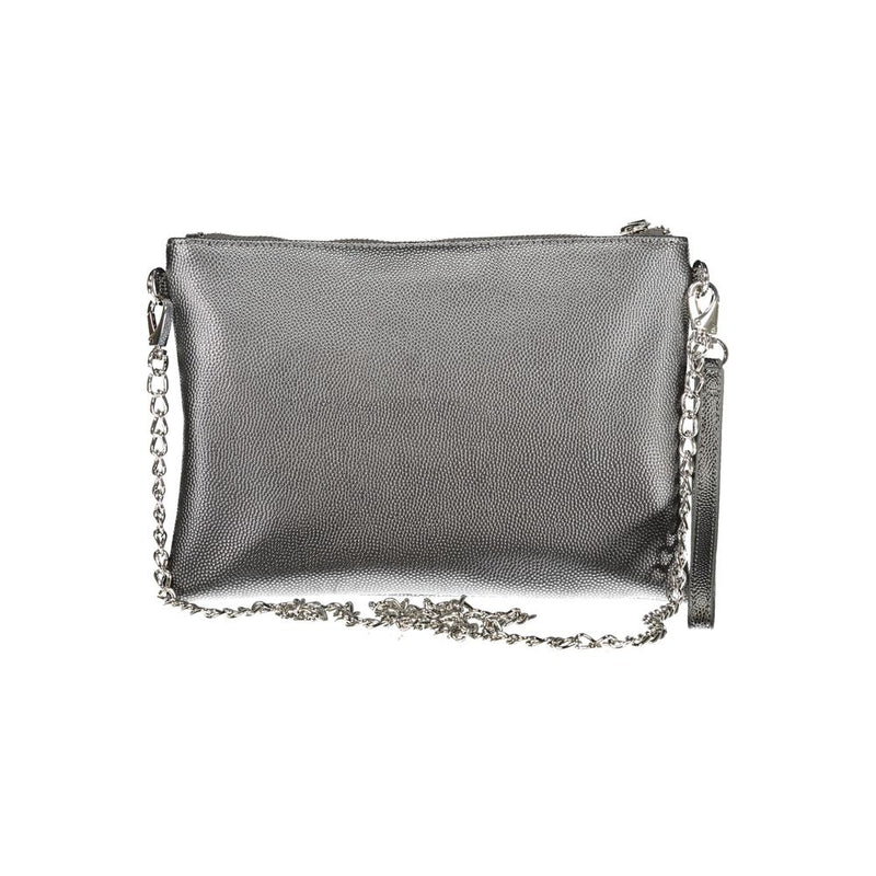 Gray Polyethylene Women Handbag