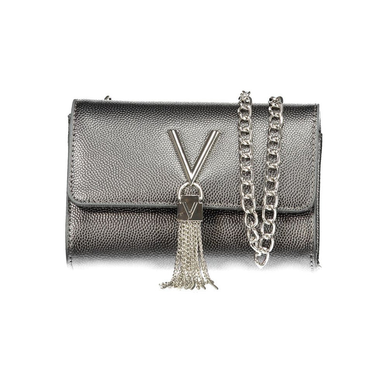 Gray Polyethylene Women Handbag