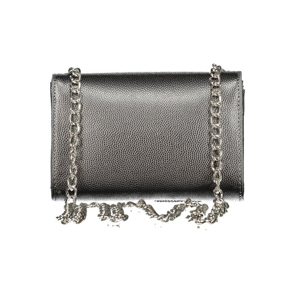Gray Polyethylene Women Handbag