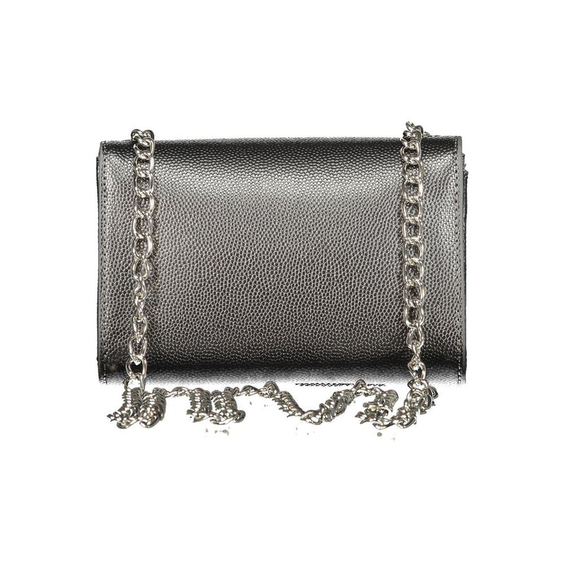 Gray Polyethylene Women Handbag