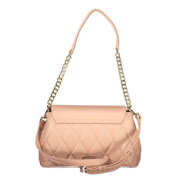 Pink Polyethylene Women Handbag
