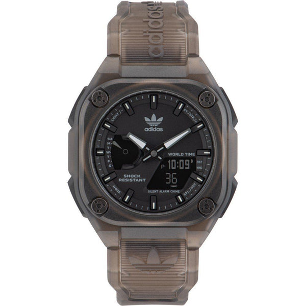 Brown Synthetic Sport Watch