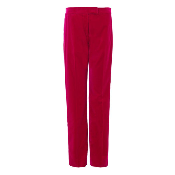 Fuchsia Cotton Dress Pants