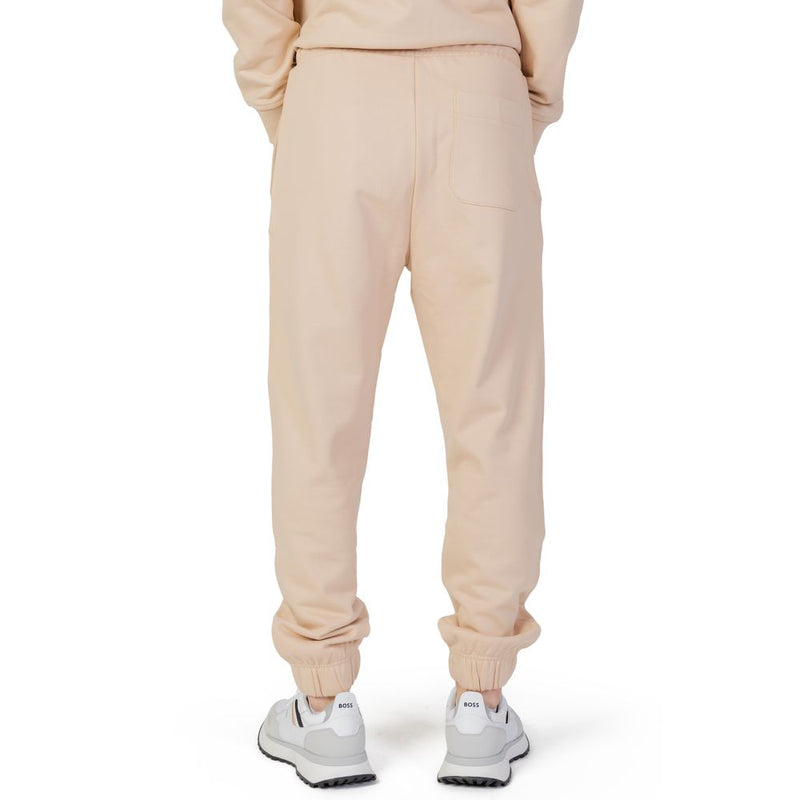Beige Cotton Joggers (Workout Pants)