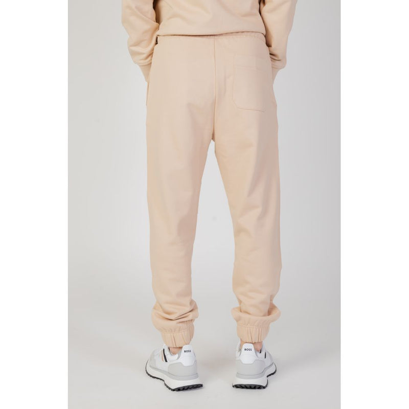 Beige Cotton Joggers (Workout Pants)