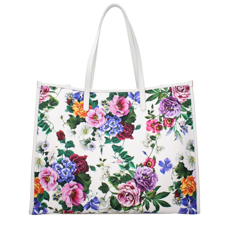 White Fabric Shoulder Bag