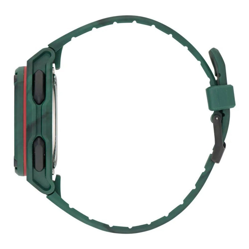 Green Synthetic Digital Watch