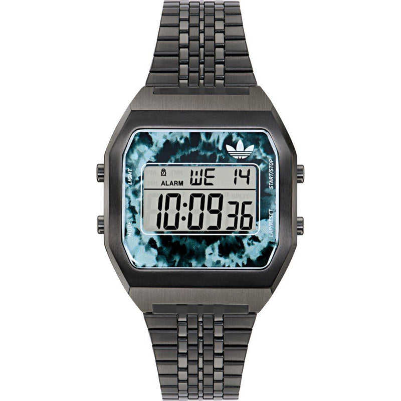 Black Stainless Steel Digital Watch