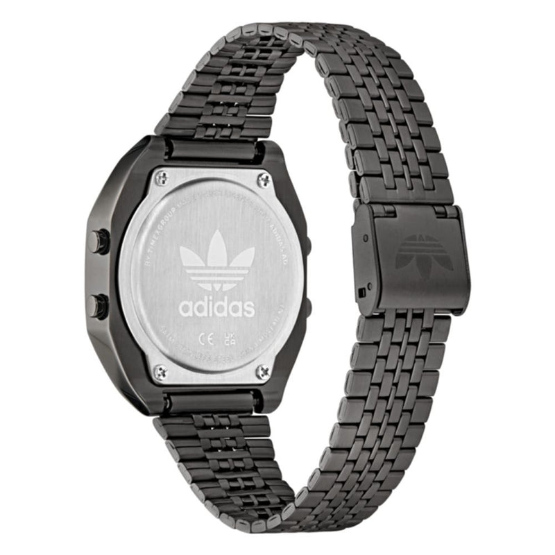 Black Stainless Steel Digital Watch