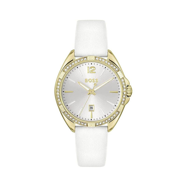 White Stainless Steel Dress Watch