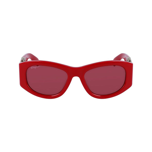 Red Acetate Sunglasses