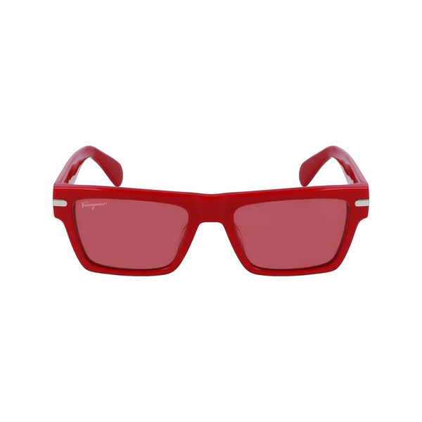 Red Acetate Sunglasses