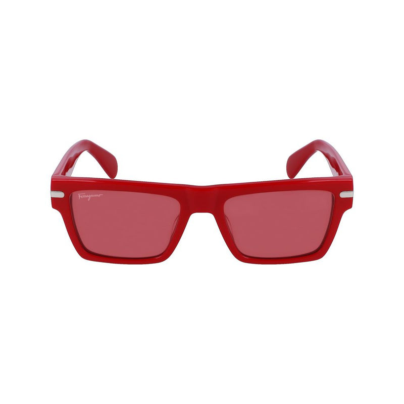 Red Acetate Sunglasses