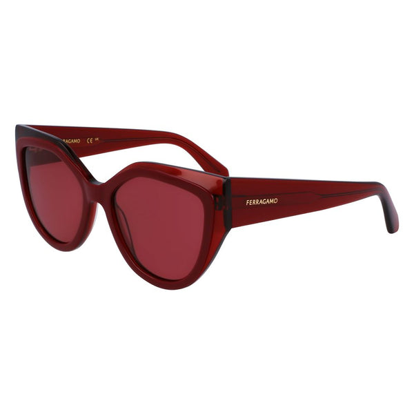 Red Acetate Sunglasses
