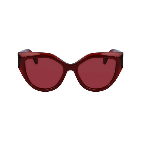 Red Acetate Sunglasses