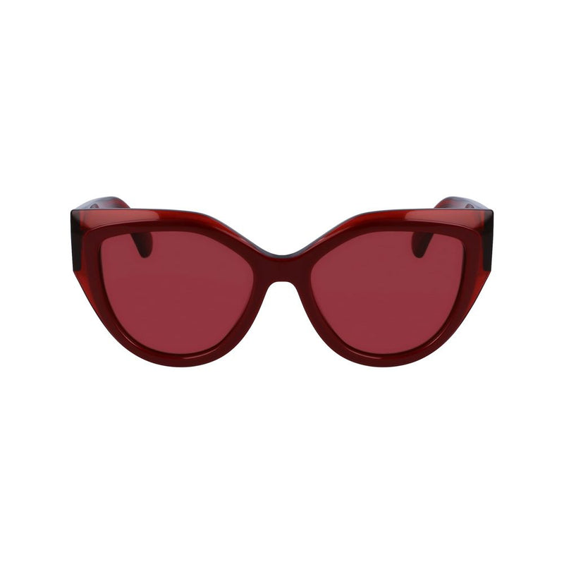 Red Acetate Sunglasses