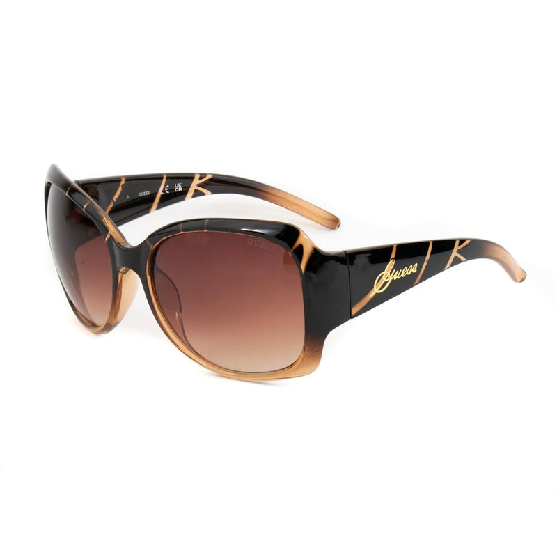 Brown Injected Sunglasses