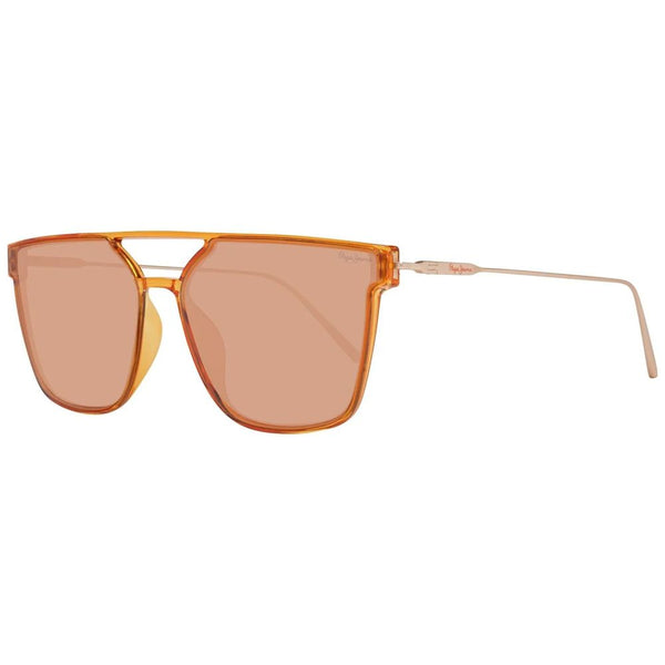 Orange Metal Sunglasses