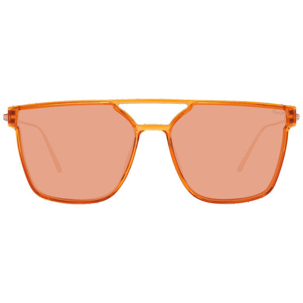Orange Metal Sunglasses