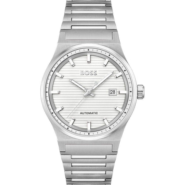 Gray Stainless Steel Dress Watch