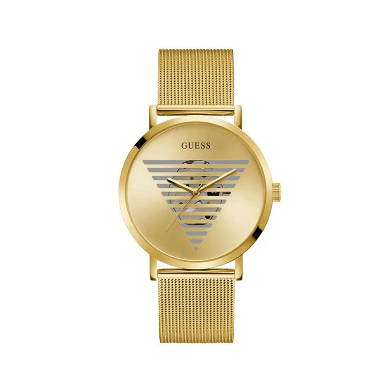 Gold Stainless Steel Dress Watch