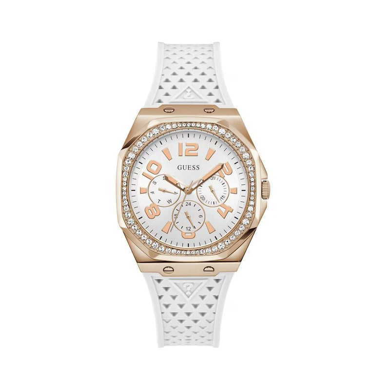 White Synthetic Dress Watch