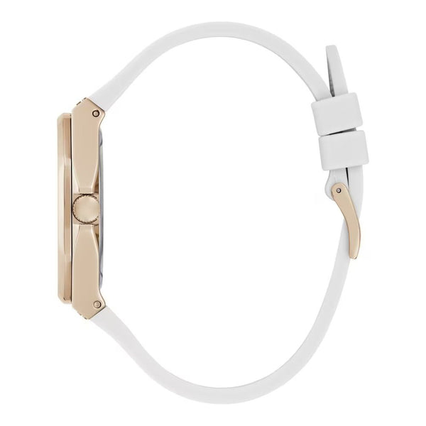 White Synthetic Dress Watch