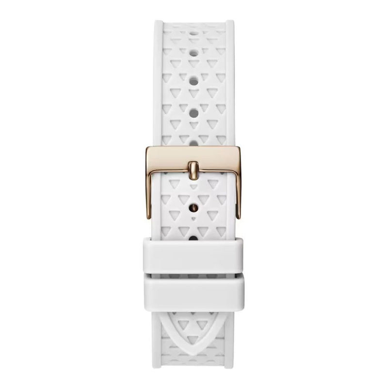 White Synthetic Dress Watch