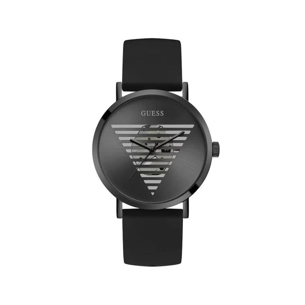 Black Synthetic Dress Watch