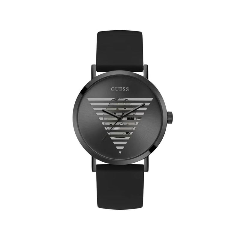 Black Synthetic Dress Watch